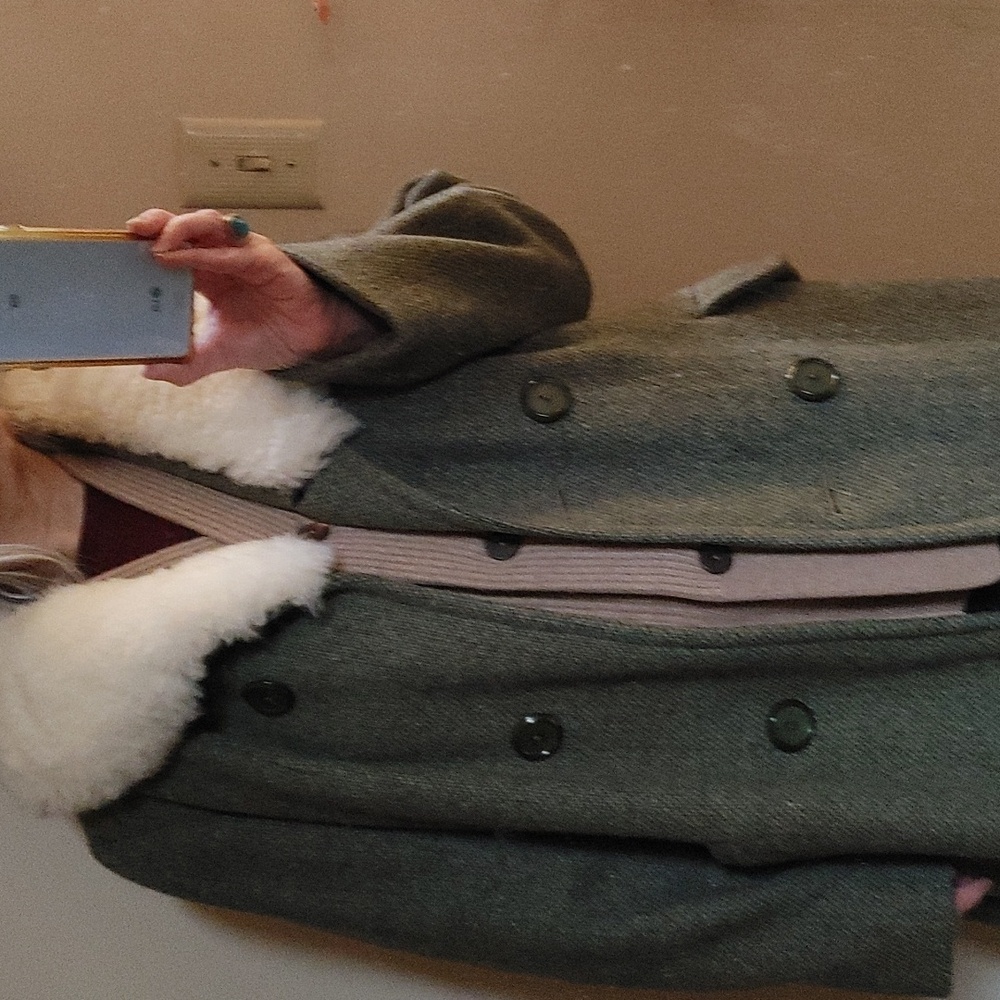 Vintage Tweed Coat For Cold Winters Size 10